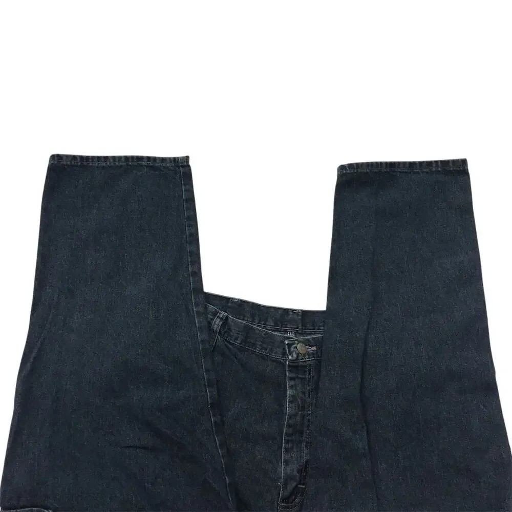 Wrangler Men's‎ Carpenter Jeans 38x30 Dark Wash Relaxed Fit Denim
